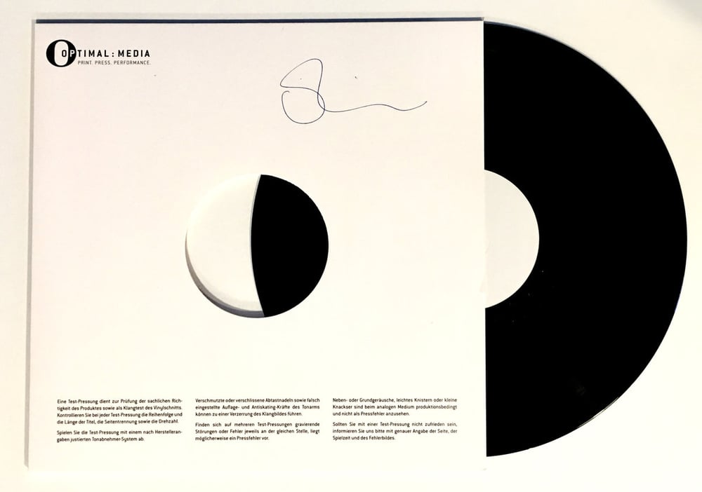 Image of Nicolai Dunger ‎– Arkebuseringen Av Egot (Signed Vinyl Test Pressing)