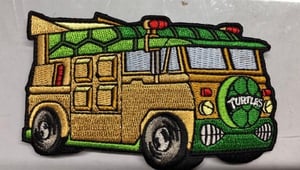 Image of 4” Turtle Van Iron On Patch
