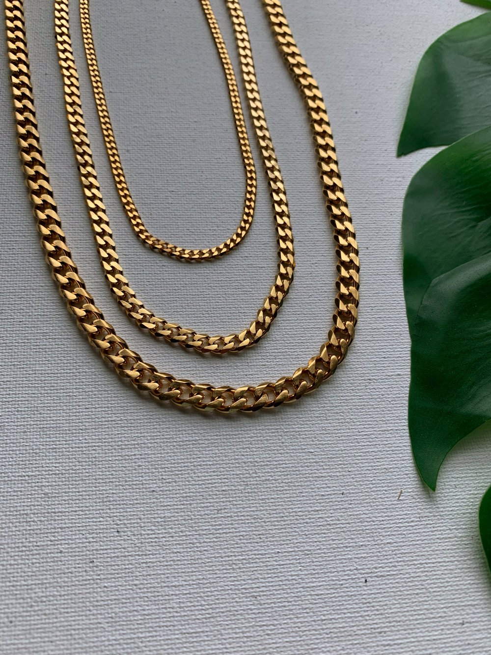 Image of SAY LESS • Cuban link necklace | Stainless Steel
