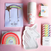 Unicorn & Rainbows Party Kit