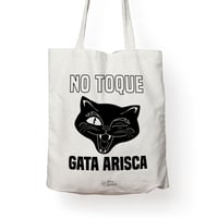 Gata Arisca Tote Bag Canvas