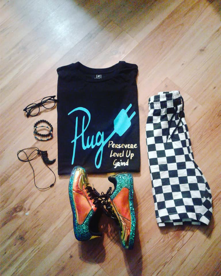 Image of Plug (Persevere Level Up Grind) Tee