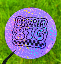 Image 2 of Dream big circle Die cut 
