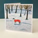 Image of Wintry Whippet Walk card