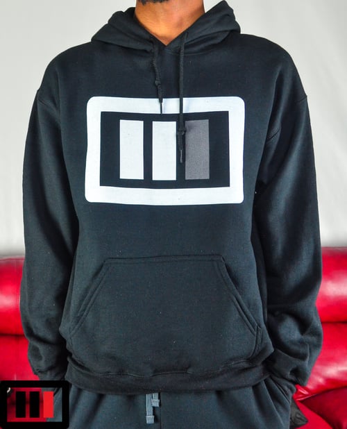 Image of Follow the Leader Black Hoodie ( White, Black )