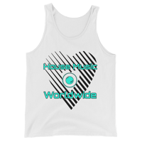 Men's House Music Worldwide Tank - available in White 