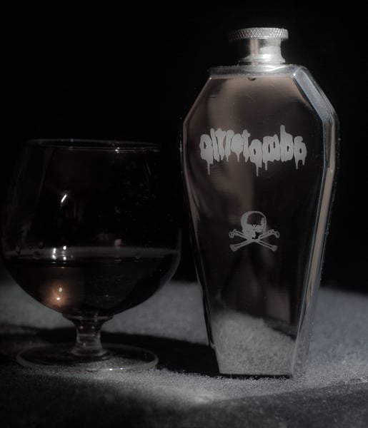 Image of COFFIN HIP FLASK (4oz/120 ml)
