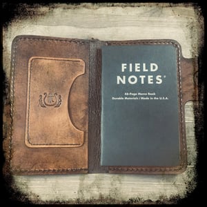 Image of Stamped Leather Notebook Cover