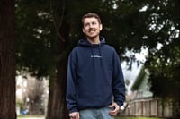 Essentials Collection | Navy Blue Hoodie