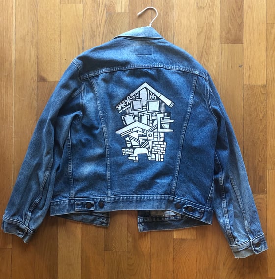 Image of Custom Jean Jacket (Large)