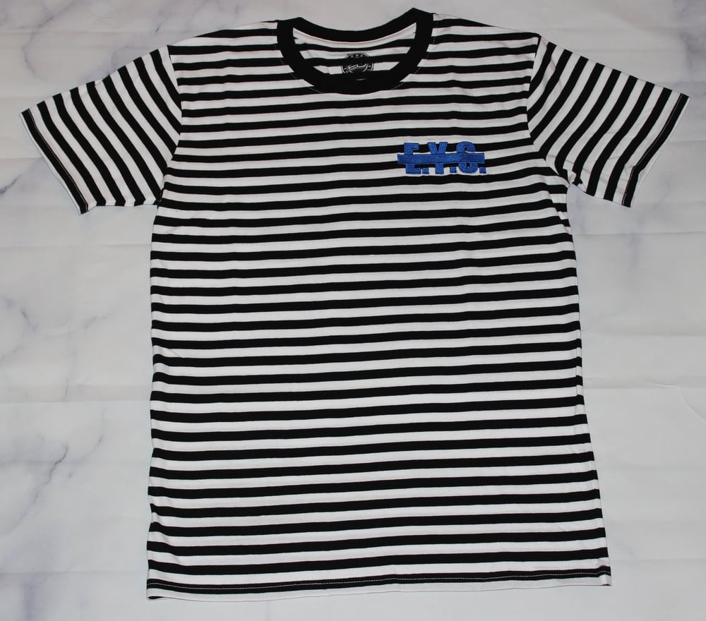 Image of EYS Grail (STRIPED BLACK & BLUE STICTHING)