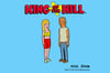 King of the Hill - Lucky and Luanne Enamel Pin Set