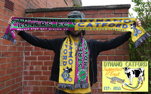Image of Streatham Rovers v Dynamo Catford Half & Half Scarf