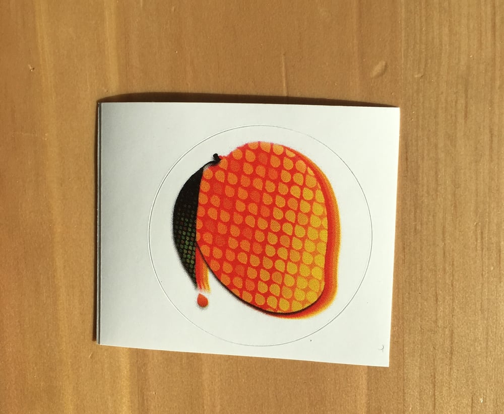 Image of Juicy Mangoes Logo Sticker