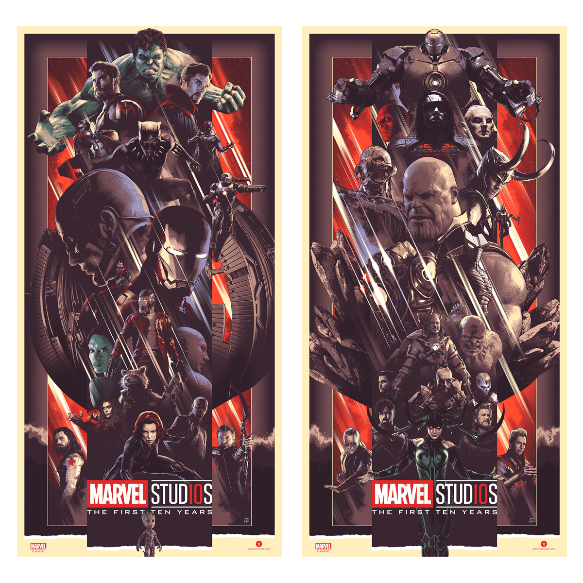 Marvel Studios THE FIRST TEN YEARS Set | JohnGuydo Marvel Studios THE FIRST TEN YEARS Set | JohnGuydo