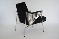 Image 3 of Fauteuil chromé tropical noir