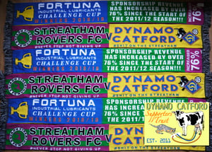 Image of Streatham Rovers v Dynamo Catford Half & Half Scarf