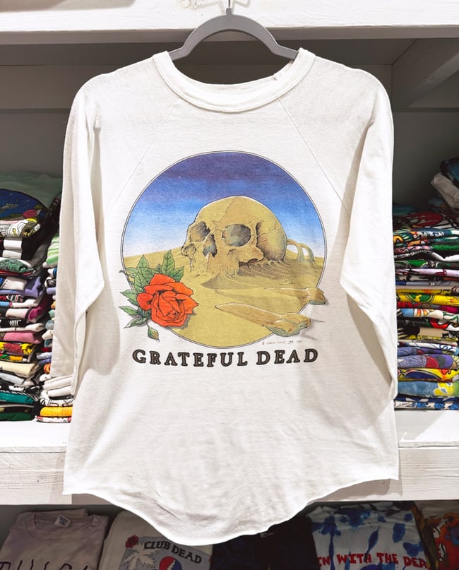 Grateful Dead 1981 European Tour Ringer Shirt - Fits M