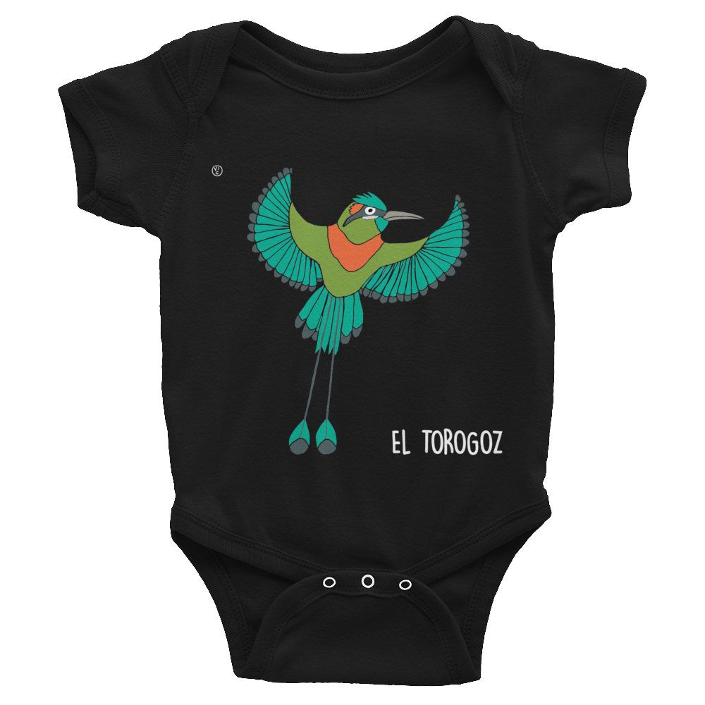 Image of Central American Birds Baby Bodysuits - EL SALVADOR