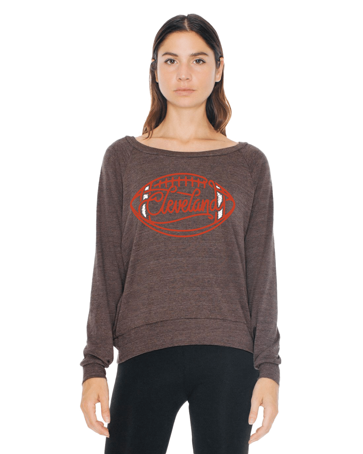 Image of Cleveland Browns Football Girls Light Sweatshirt