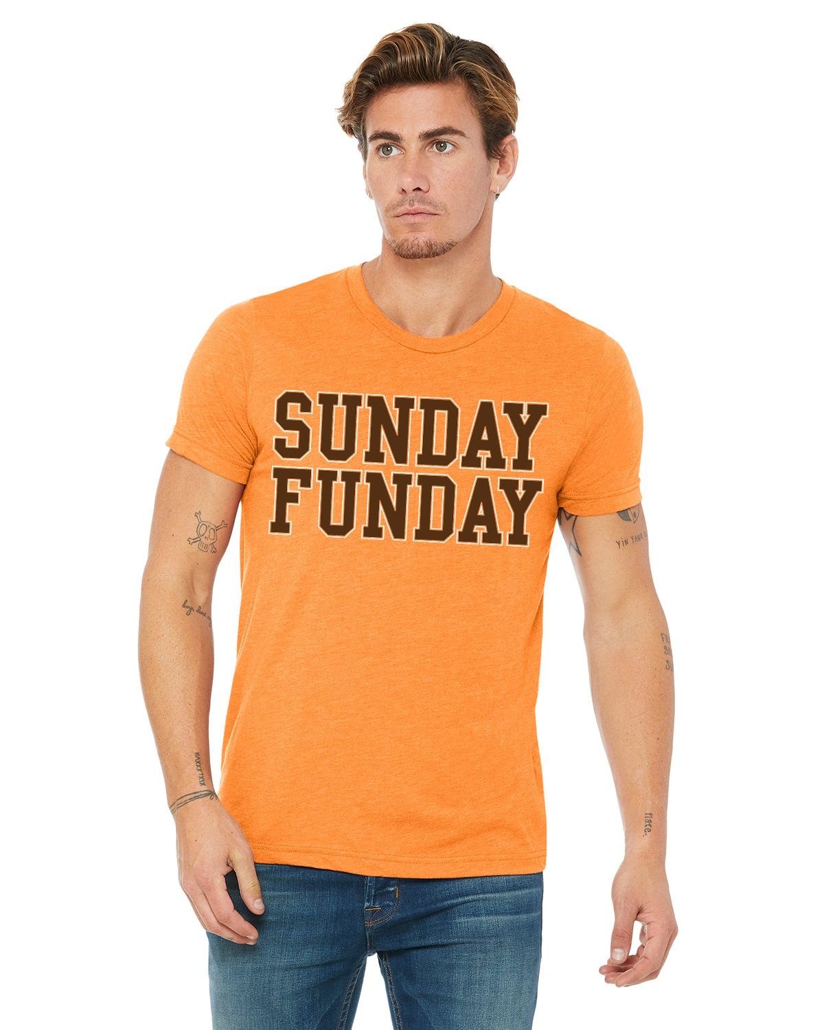 Image of Orange Sunday Funday T-shirt