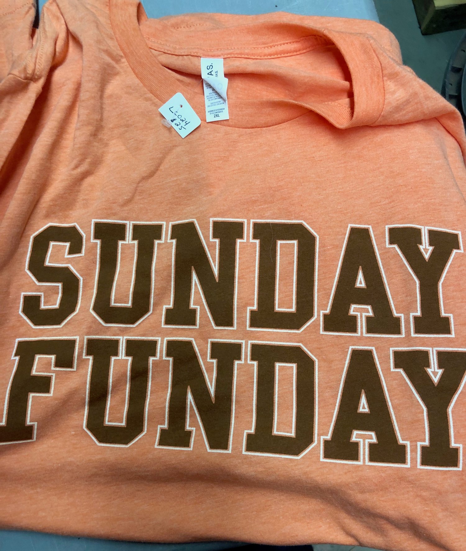 Image of Orange Sunday Funday T-shirt