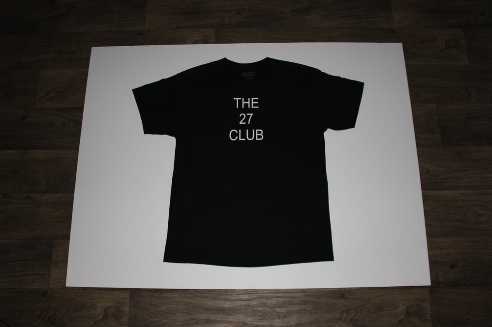 Image of The 27 Club Logo Black Shirt 