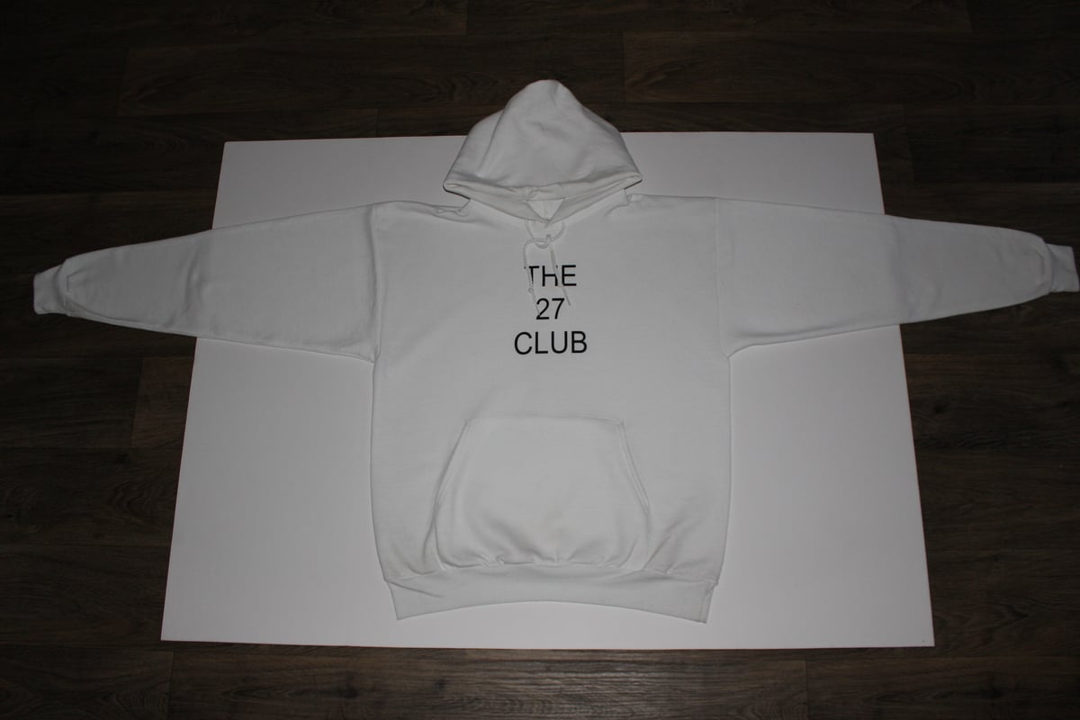 Image of The 27 Club White Hoodie