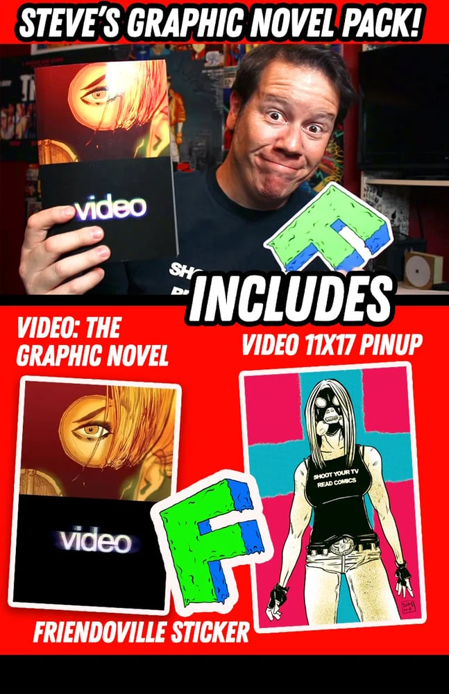 Image of Video: The Graphic Novel Sticker + Pinup Pack!