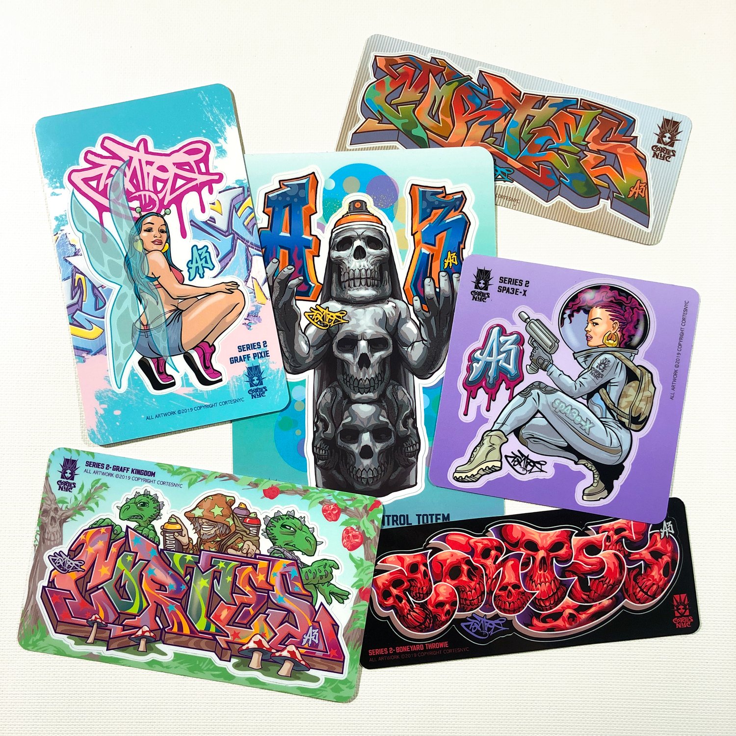 Image of Series2 Stickers (6Pack)