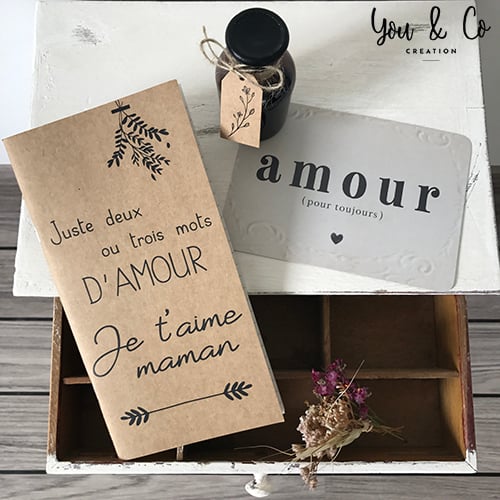 Image of Carnet de notes "Je t'aime maman"