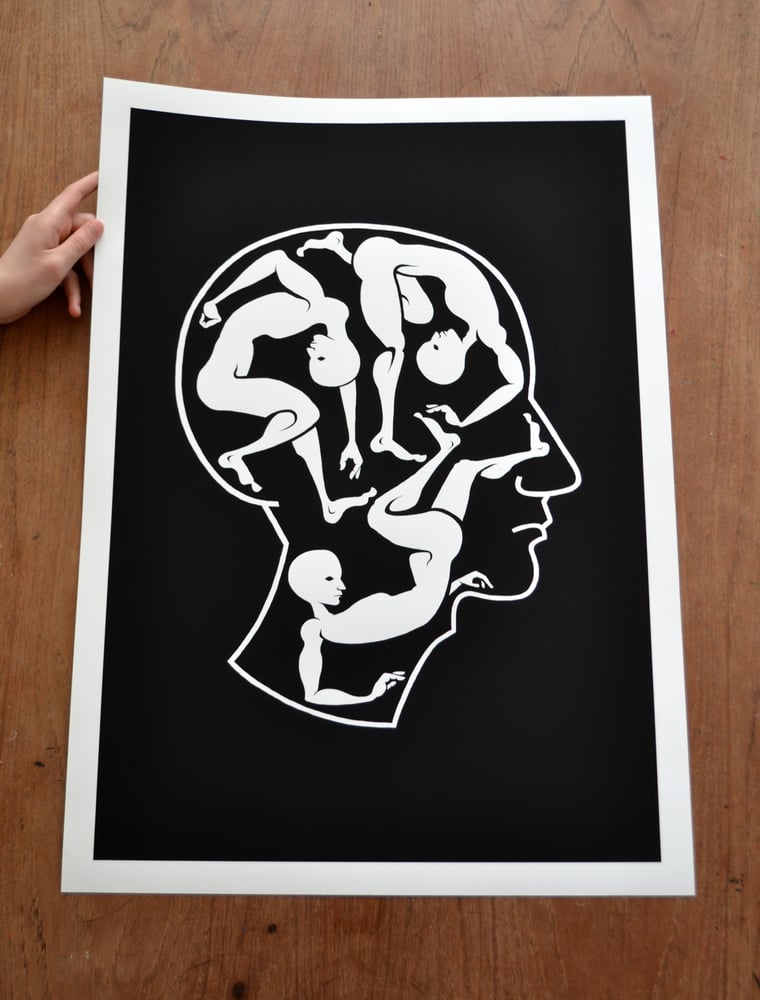 Image of Giclée Print: Headfull