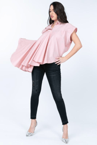 Image 3 of Pink Pleated Flare 