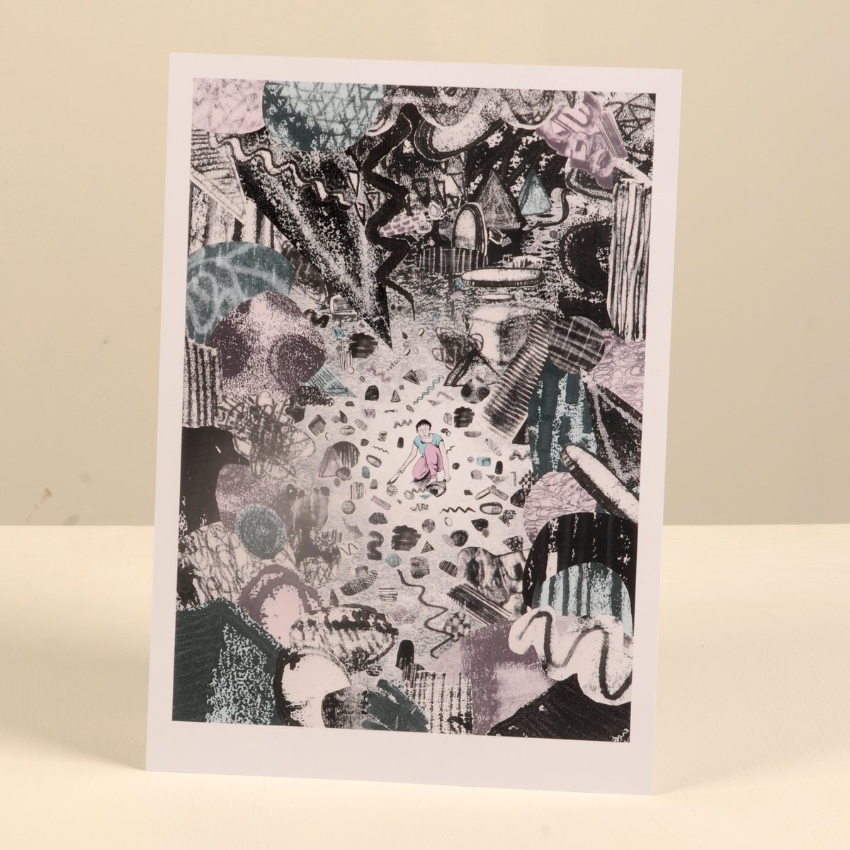 Image of 'Chaos' print - A4