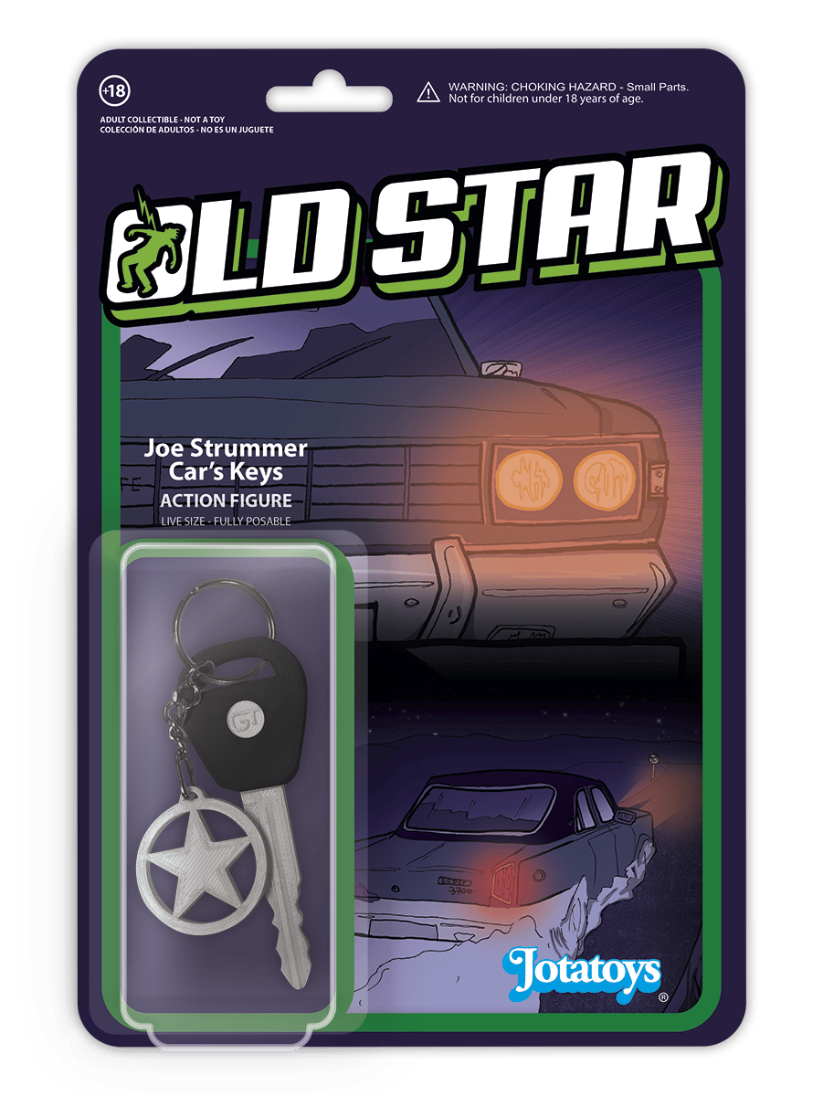 Image of Joe Strummer Dodge Keys - Action Figure