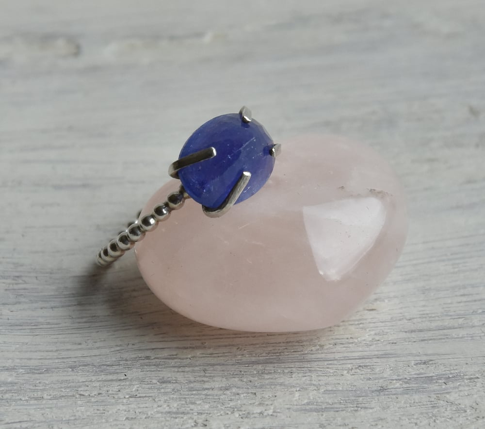 Image of Sample sale - .925 Silver Tanzanite Ring
