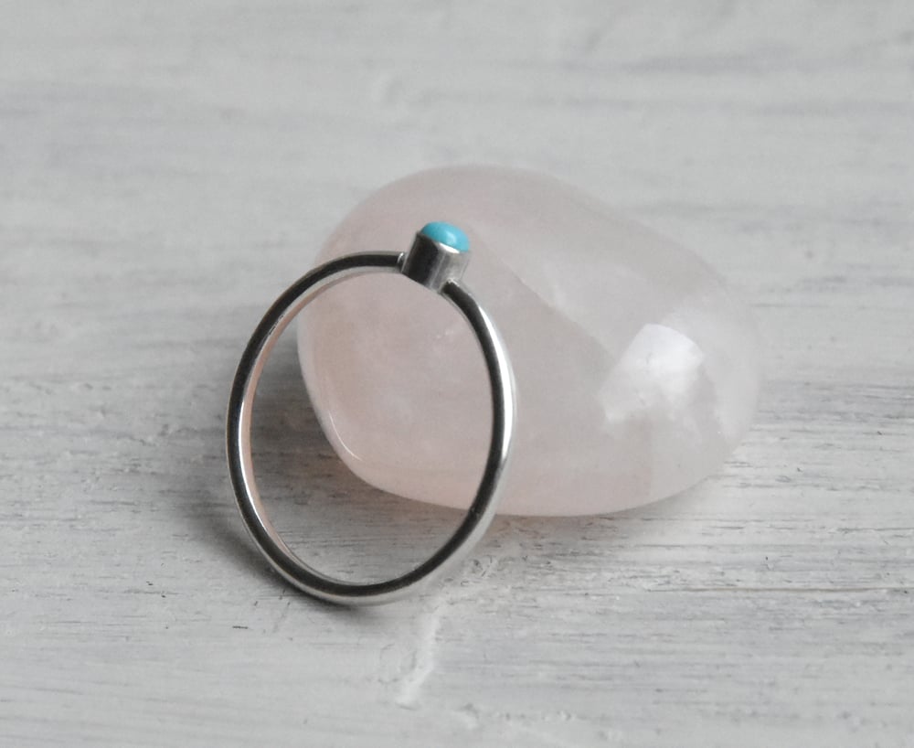 Image of Sample Sale - Turquoise Stacking Ring