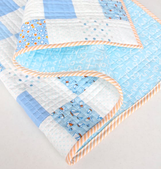 Image of Storybook Vacation Baby Quilt