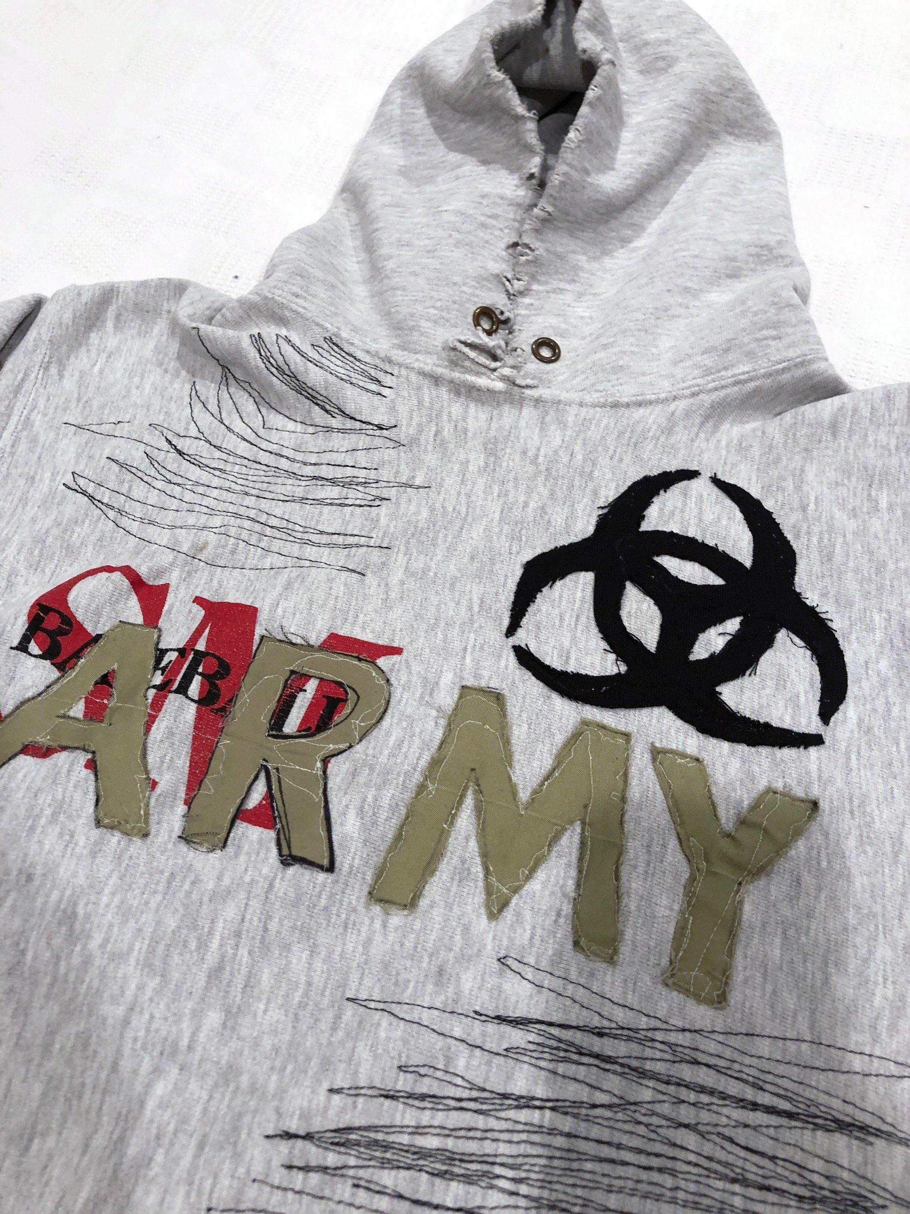Grey sales army hoodie