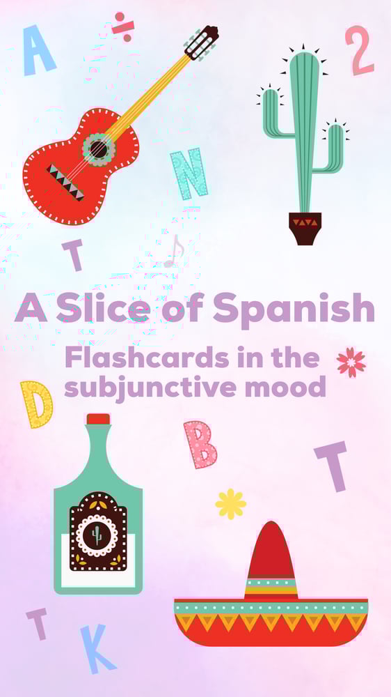 Image of 5 Spanish Flashcards - Subjunctive mood