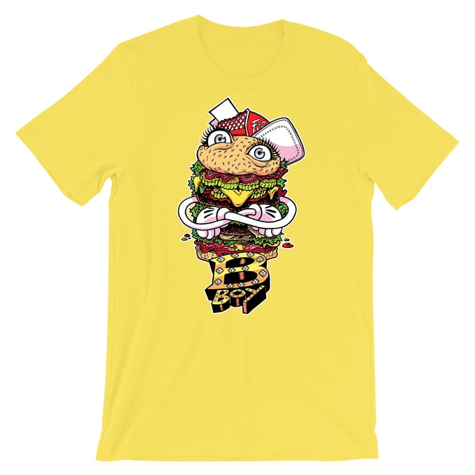 Image of Burger Boy Mustard T-Shirt