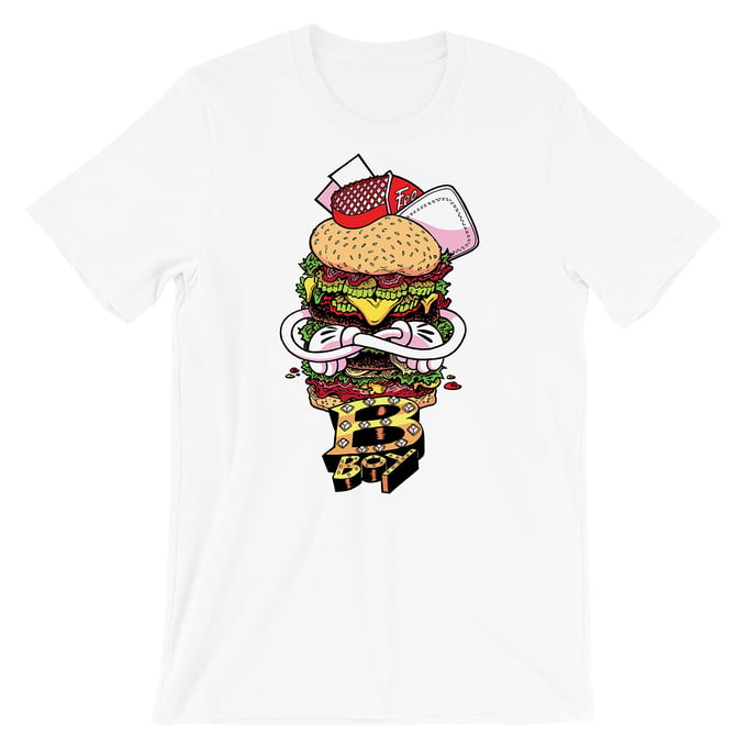 Image of Burger Boy Plain T-Shirt