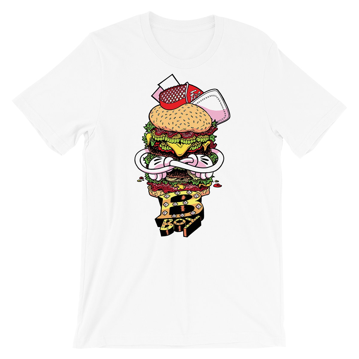 burger van t shirt