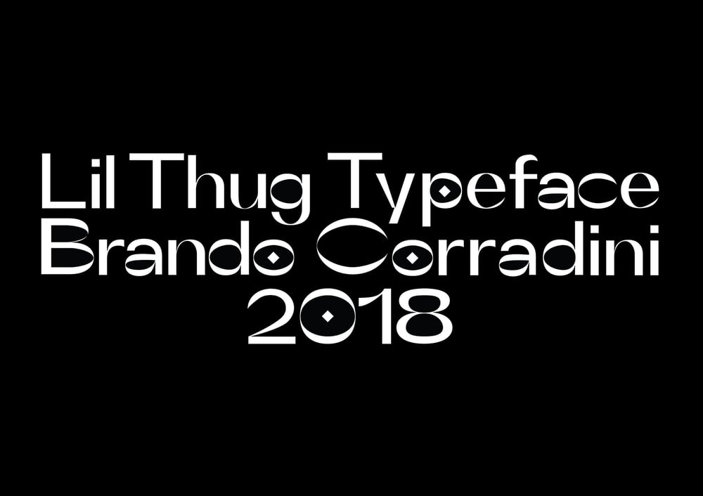 Image of Lil Thug Typeface