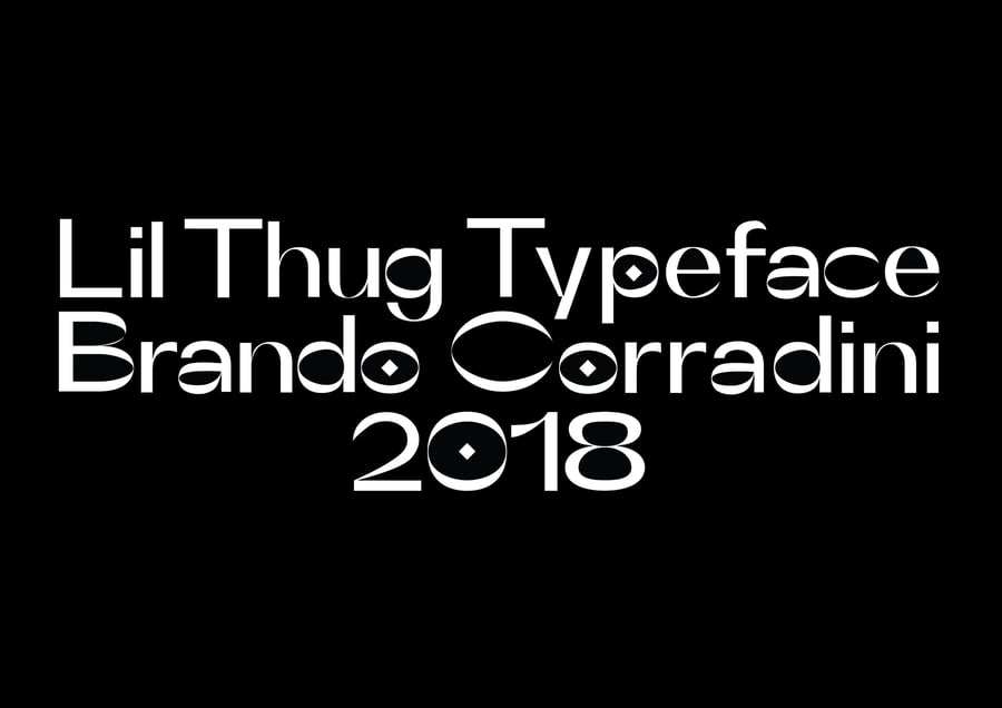 Image of Lil Thug Typeface