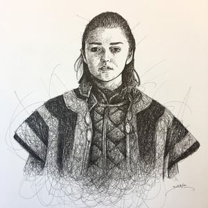 Image of Maisie Williams Doodle