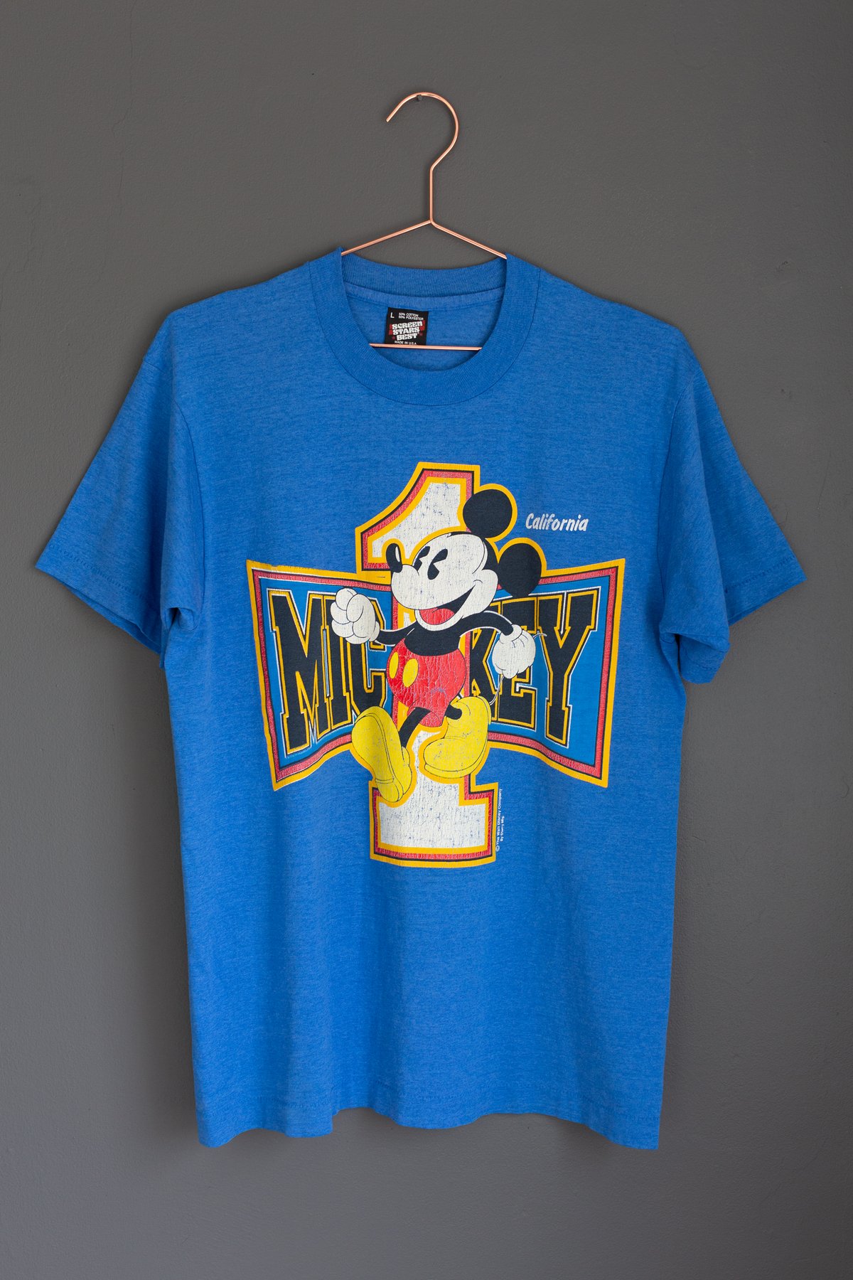 Image of 1980's Mickey Mouse - California Shirt 