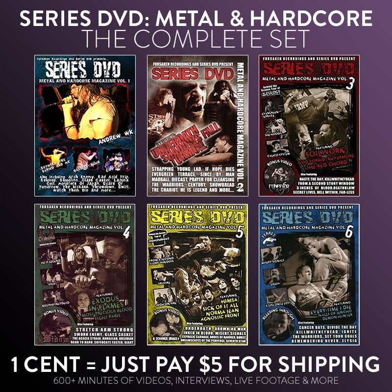 Image of Series DVD: Metal & Hardcore DVD (Complete set)