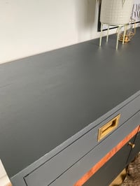 Image 3 of Stunning black, grey and wooden sideboard 