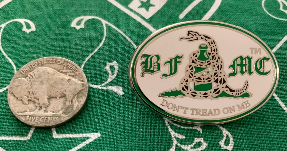 Image of Don’t Tread on the Bottle pin